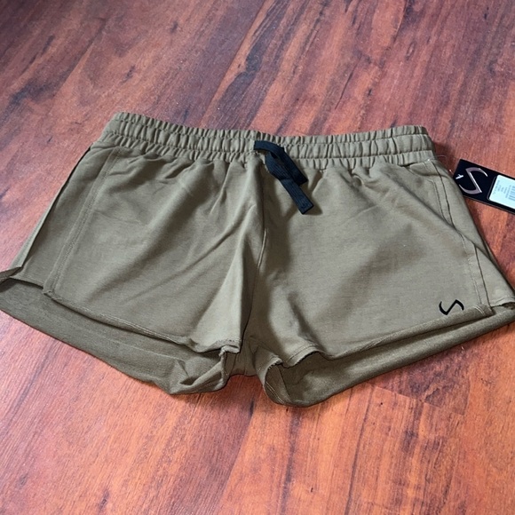 TLF All Star Shorts in Military Green size medium cotton drawstring quality - Picture 2 of 11